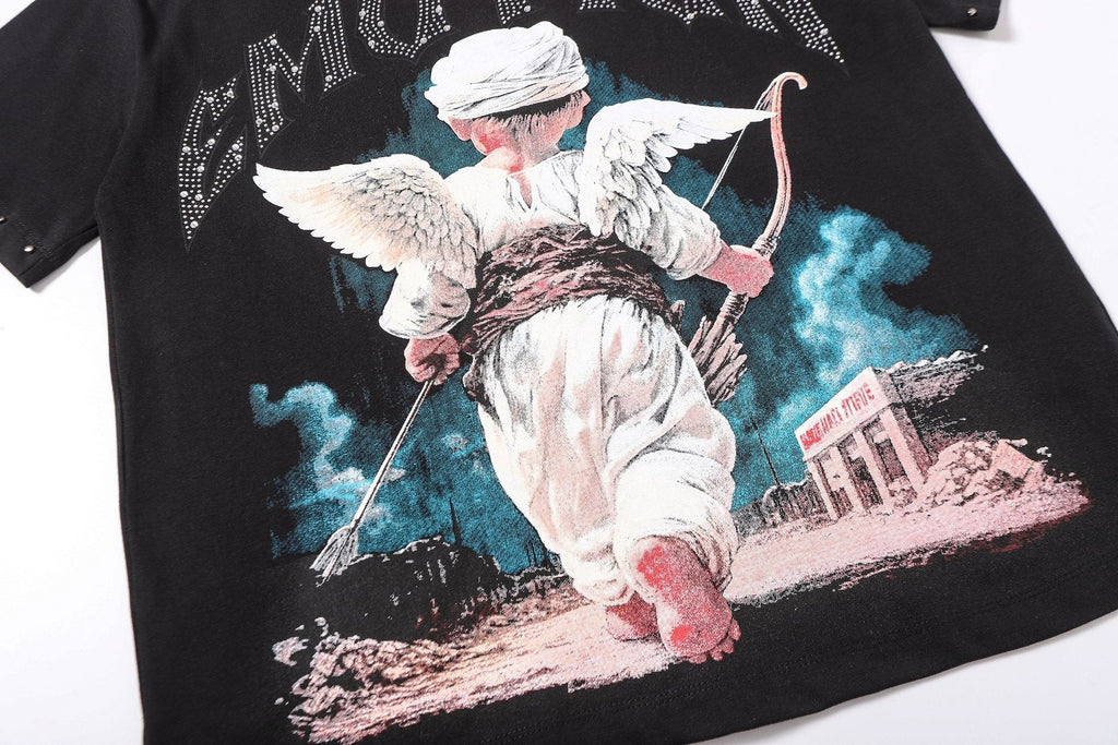 MIXED EMOTION Angel Archer Graphic T-Shirt ¡ª detail