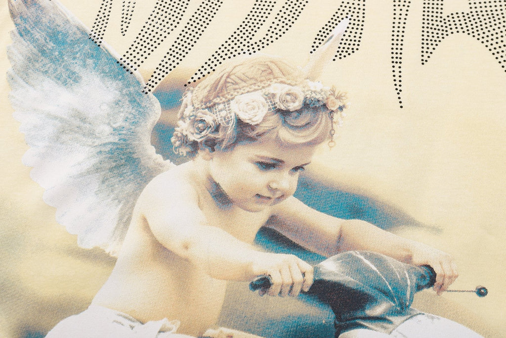 MIXED EMOTION Angel Graphic Short-Sleeve T-Shirt ¡ª detail