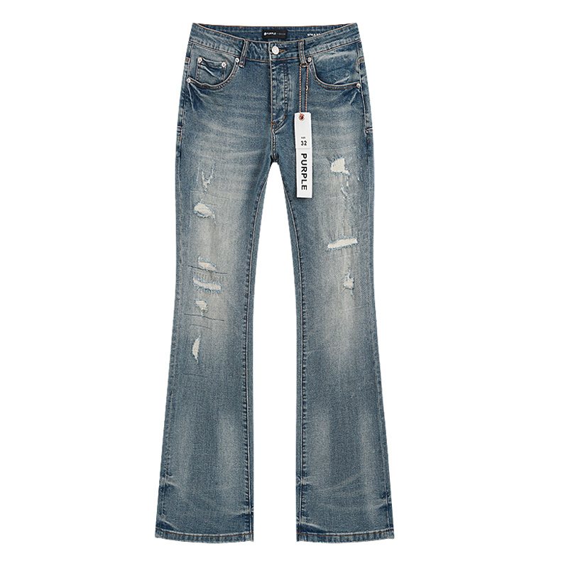 Purple Brand Distressed Flared Jeans ¡ª hero