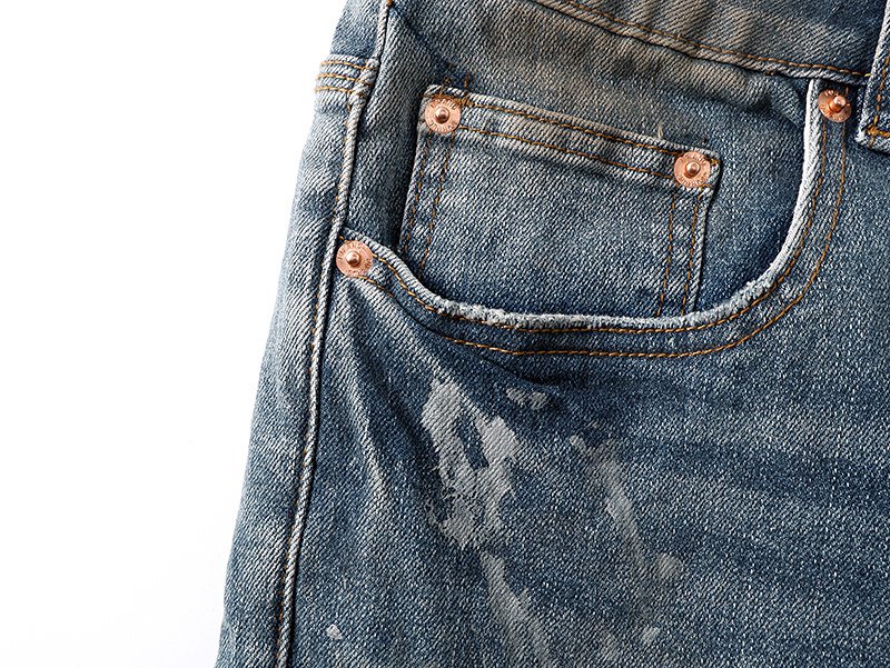 Purple Brand Distressed Flare Jeans ¡ª detail