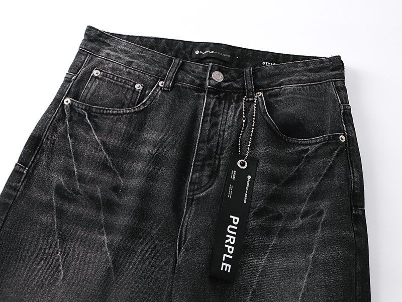 Purple Brand Washed Black Jeans ¡ª detail