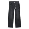 Purple Brand Black Rhinestone Washed Jeans ¡ª hero