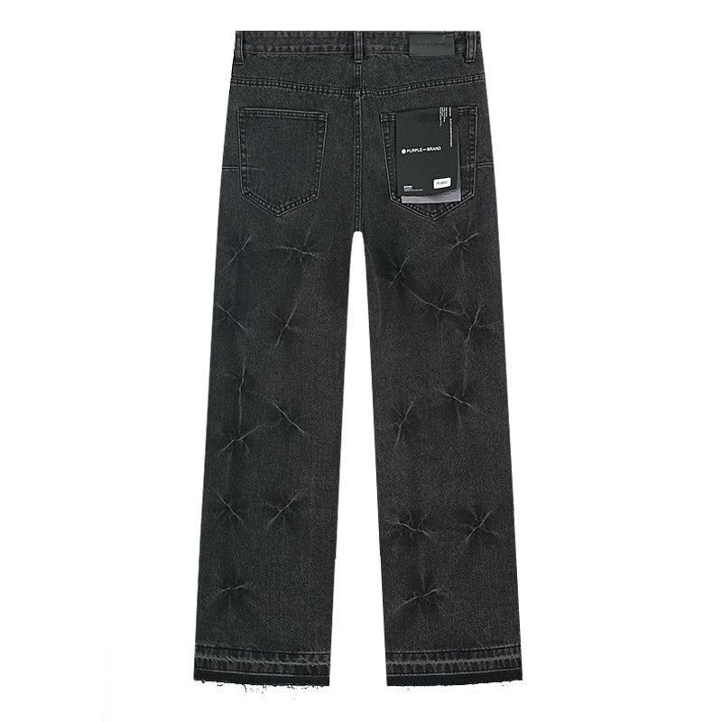 Purple Brand Black Starburst Wash Jeans ¡ª back