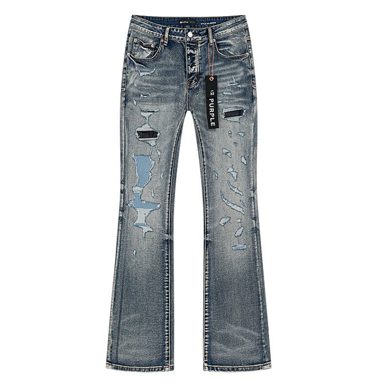 Purple Brand Distressed Flared Jeans ¡ª hero