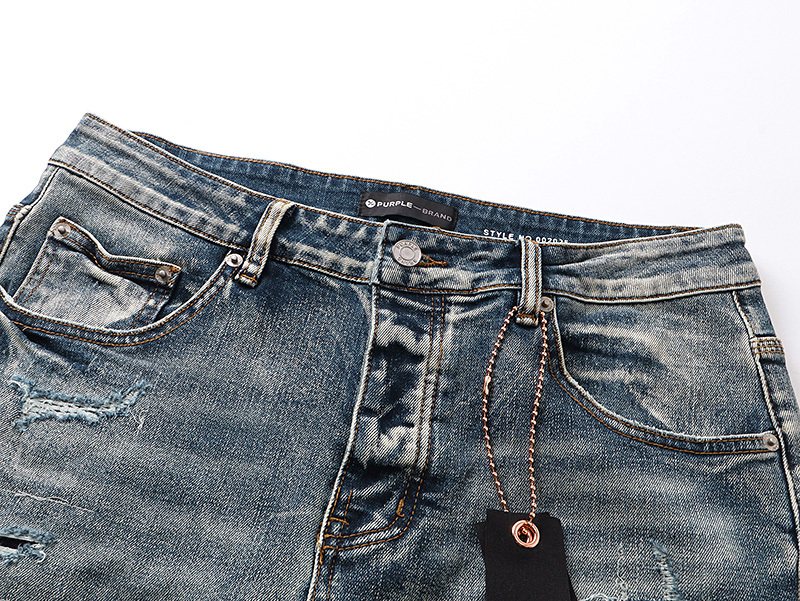 Purple Brand Distressed Flared Jeans ¡ª detail