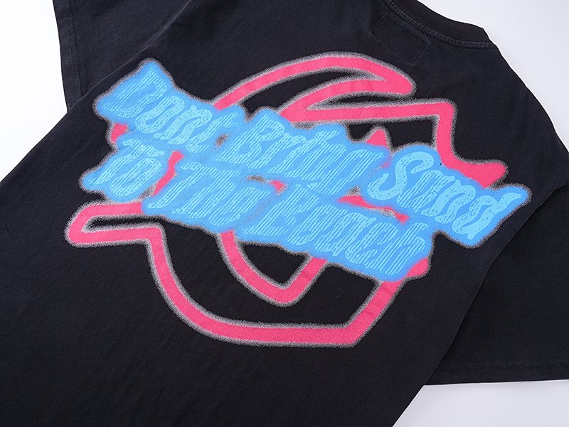 Godspeed Washed Black Skeleton Graphic Short-Sleeve T-Shirt ¡ª detail