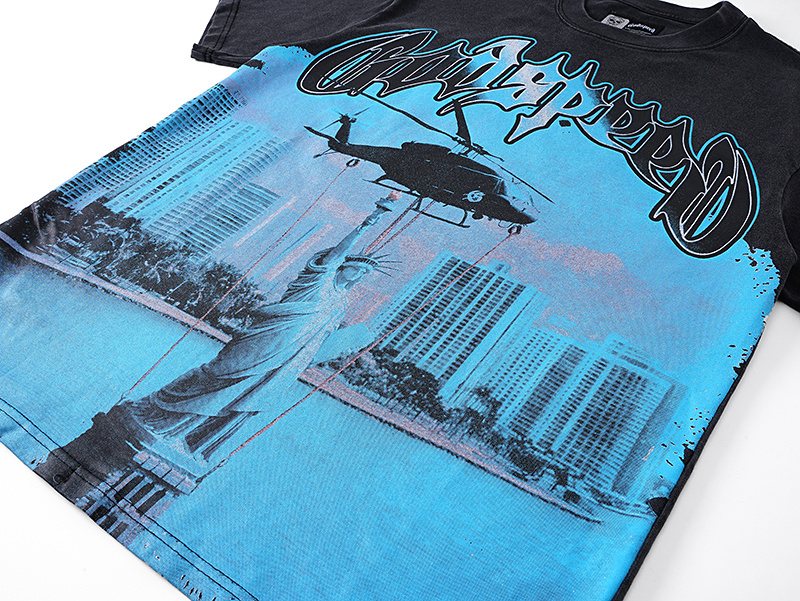 Godspeed E Pluribus Unum Washed Graphic T-Shirt ¡ª detail