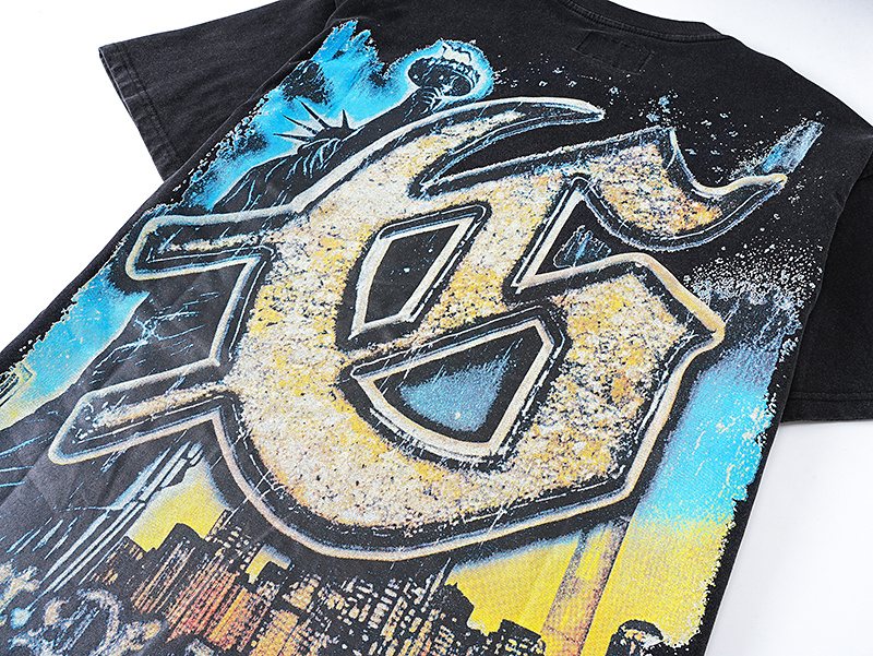 Godspeed Skull Car Graphic T-Shirt ¡ª detail