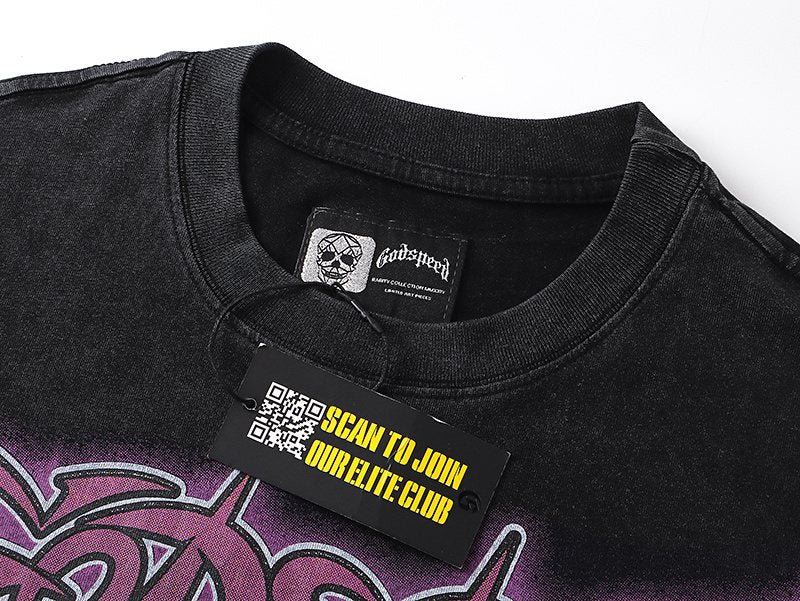 Godspeed Astronaut Skull Graphic T-Shirt ¡ª hang_tag