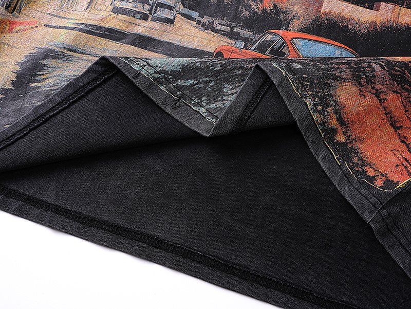 Godspeed Hollywood Car Graphic T-Shirt ¡ª detail