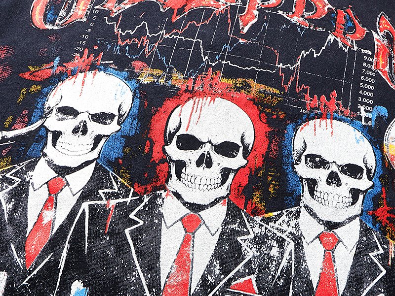 Godspeed Skull Car Graphic T-Shirt ¡ª detail