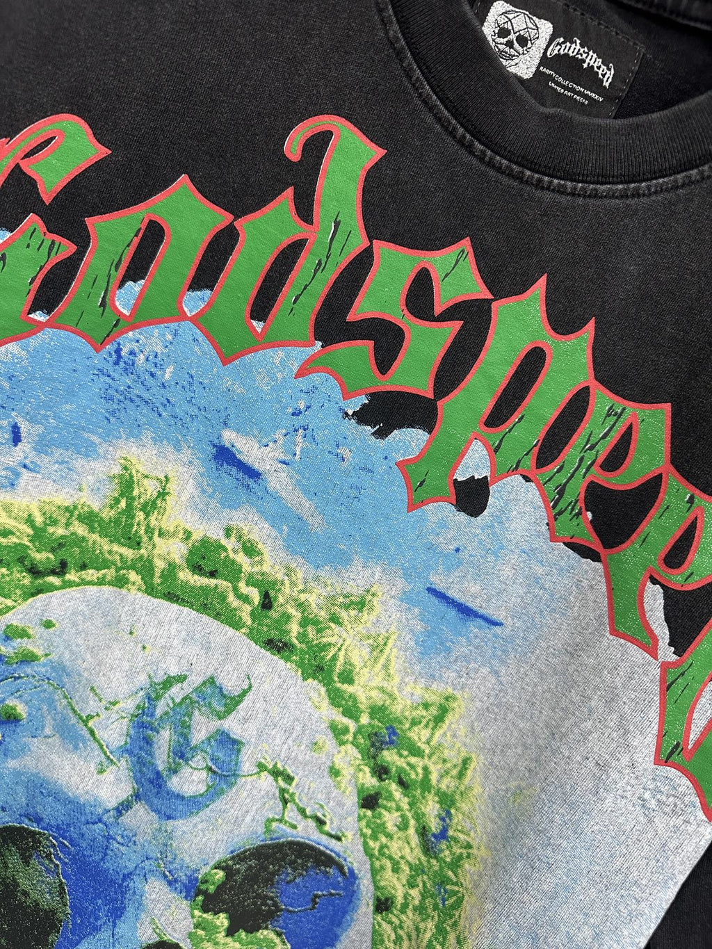 Godspeed Skull Island Graphic T-Shirt ¡ª detail