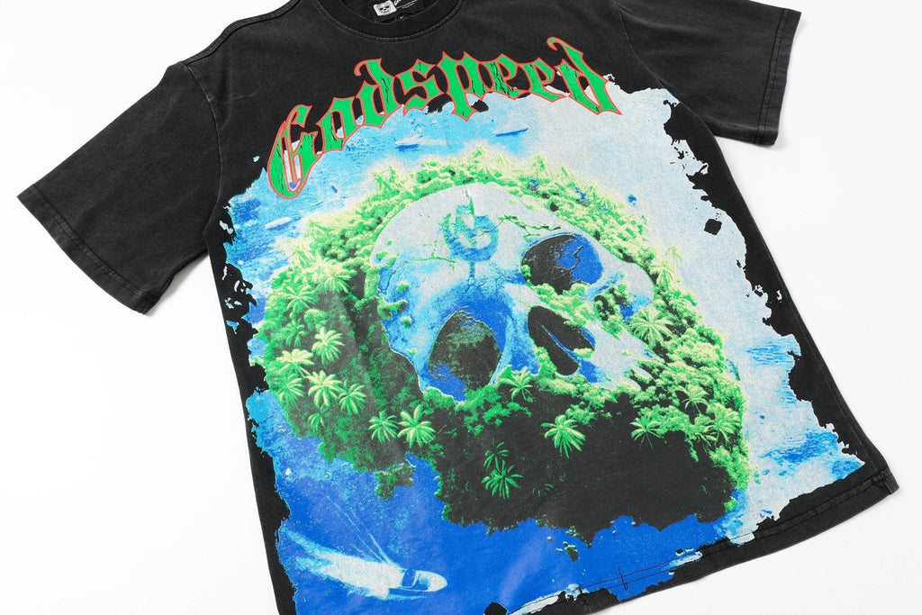 Godspeed Skull Island Graphic T-Shirt ¡ª front