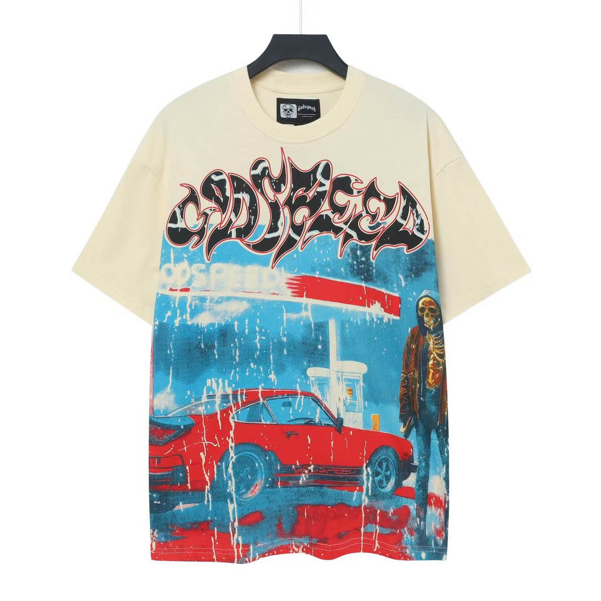 Godspeed Racing Car Graphic T-Shirt ¡ª hero