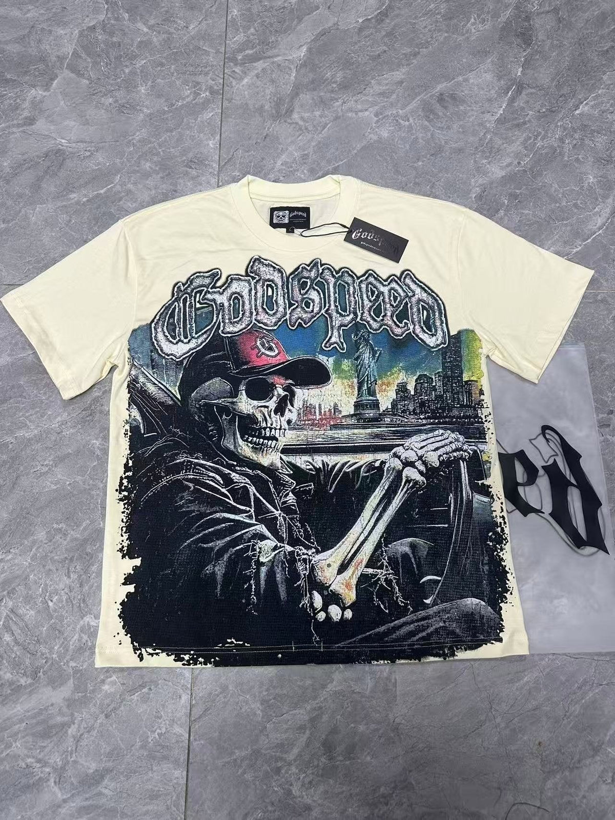 Godspeed Skull City Back Graphic T-Shirt ¡ª context