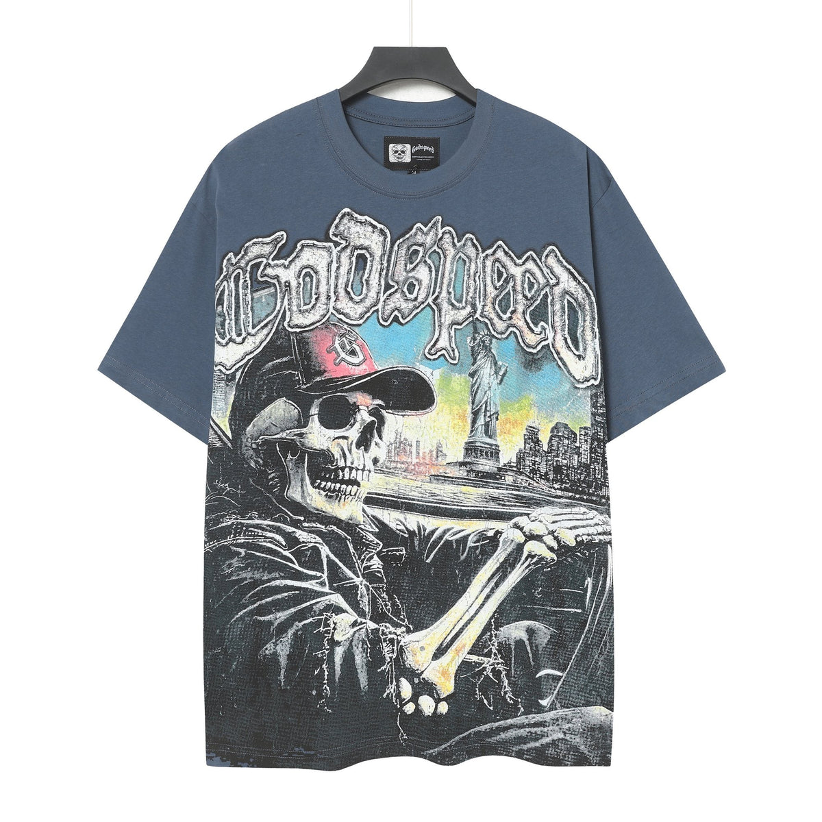 Godspeed Skull City Back Graphic T-Shirt ¡ª hero