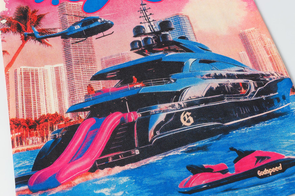 Godspeed Yacht Graphic Short-Sleeve T-Shirt ¡ª detail