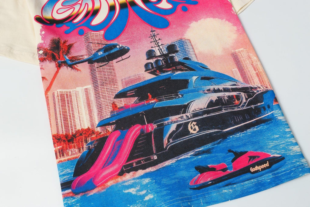 Godspeed Yacht Graphic Short-Sleeve T-Shirt ¡ª detail