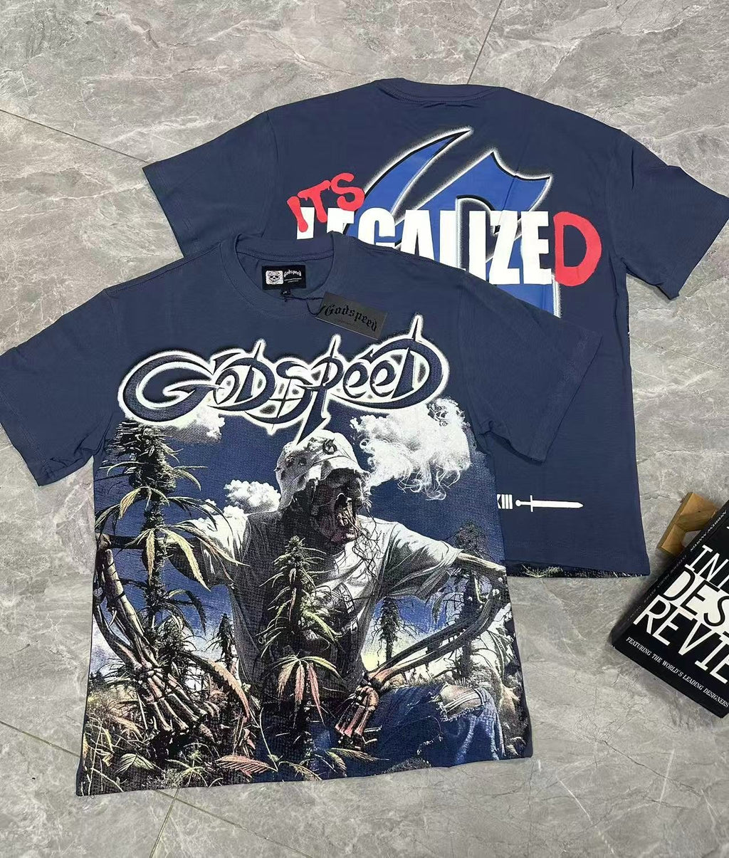 Godspeed Legalized Graphic Short-Sleeve T-Shirt ¡ª context