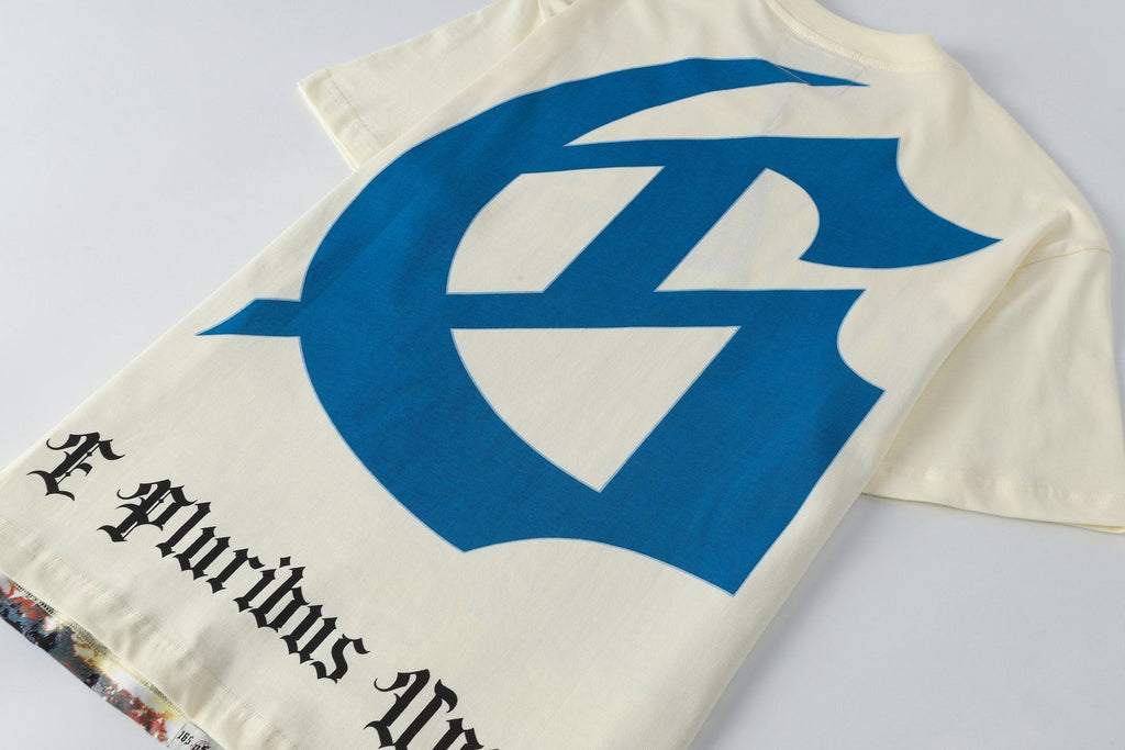 Godspeed Cream Astronaut Graphic Short-Sleeve T-Shirt ¡ª detail
