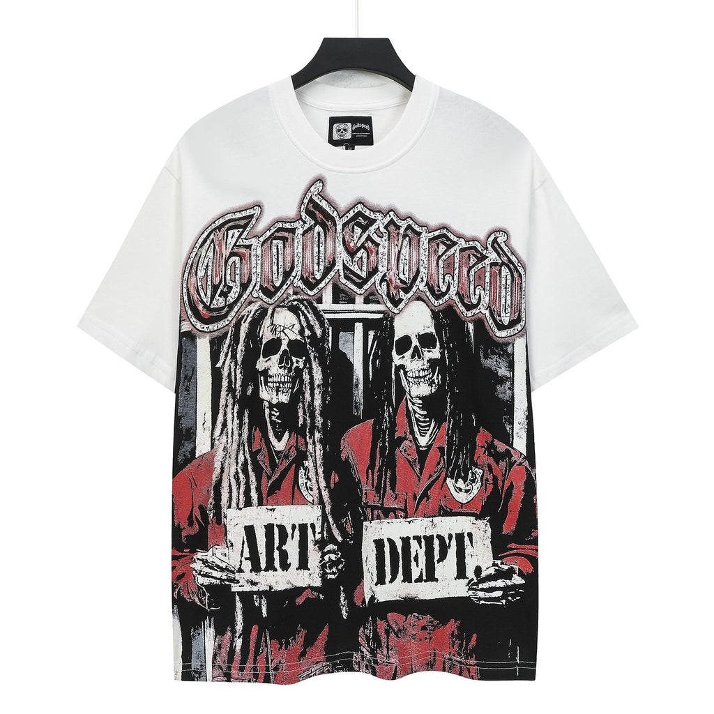 Godspeed Art Dept Skull Graphic T-Shirt ¡ª hero
