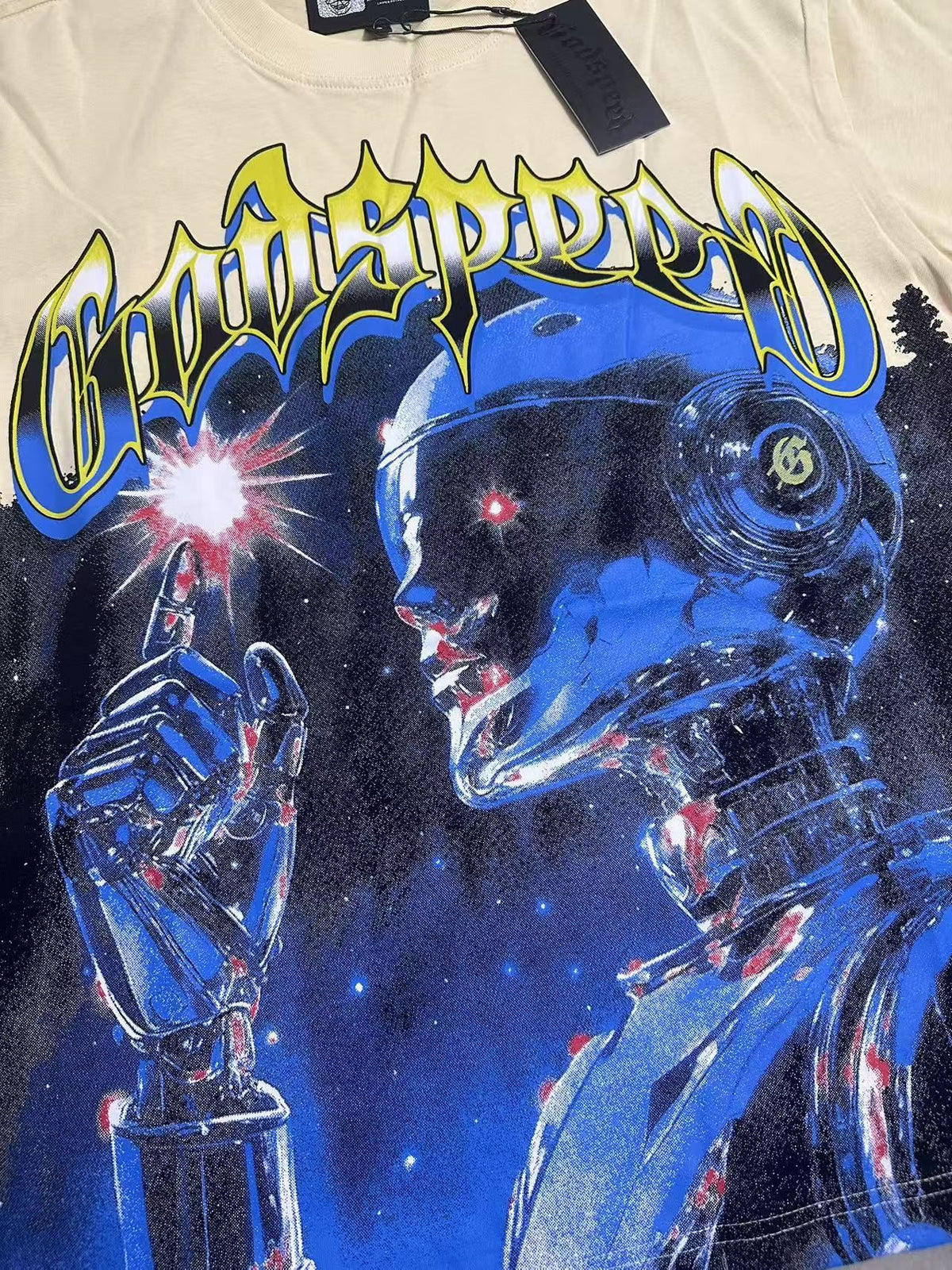 Godspeed Robot Graphic T-Shirt ¡ª detail