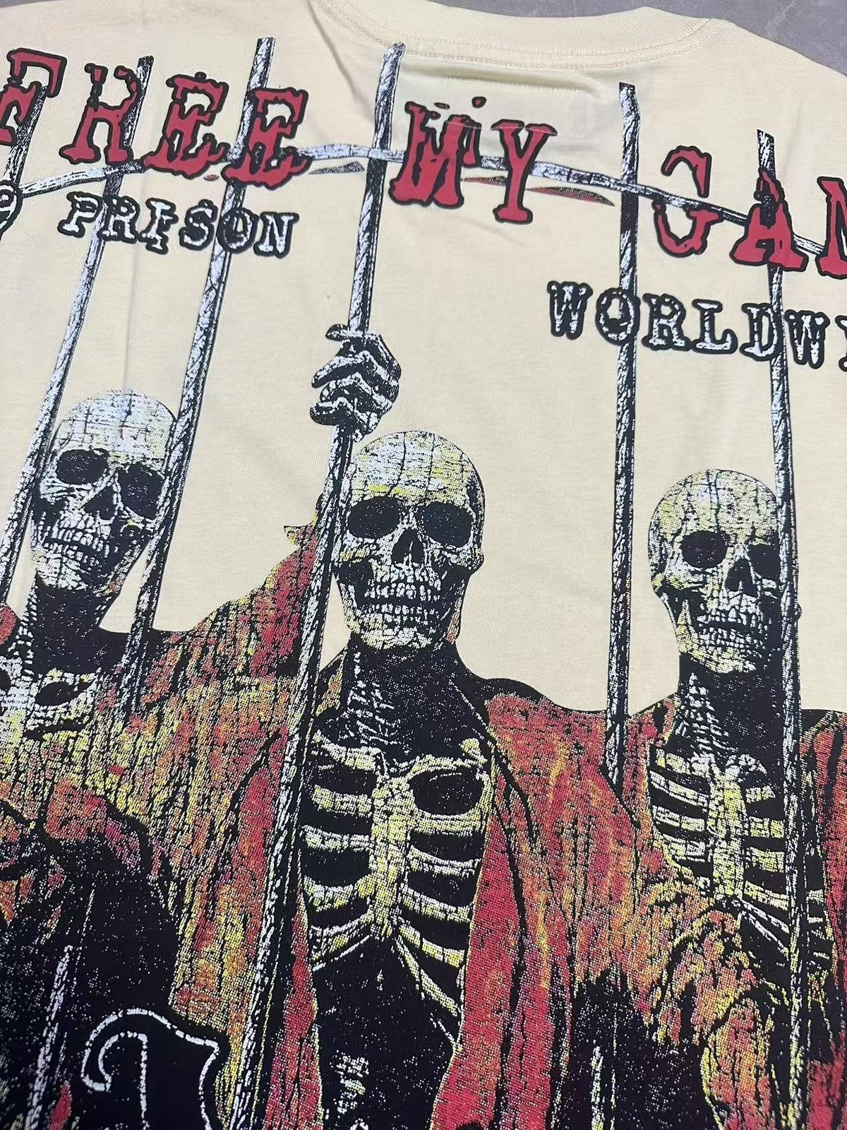 Godspeed Skeleton Graphic T-Shirt ¡ª detail