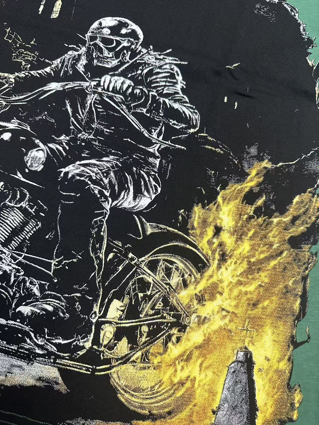 Godspeed Motorcycle Graphic T-Shirt ¡ª detail
