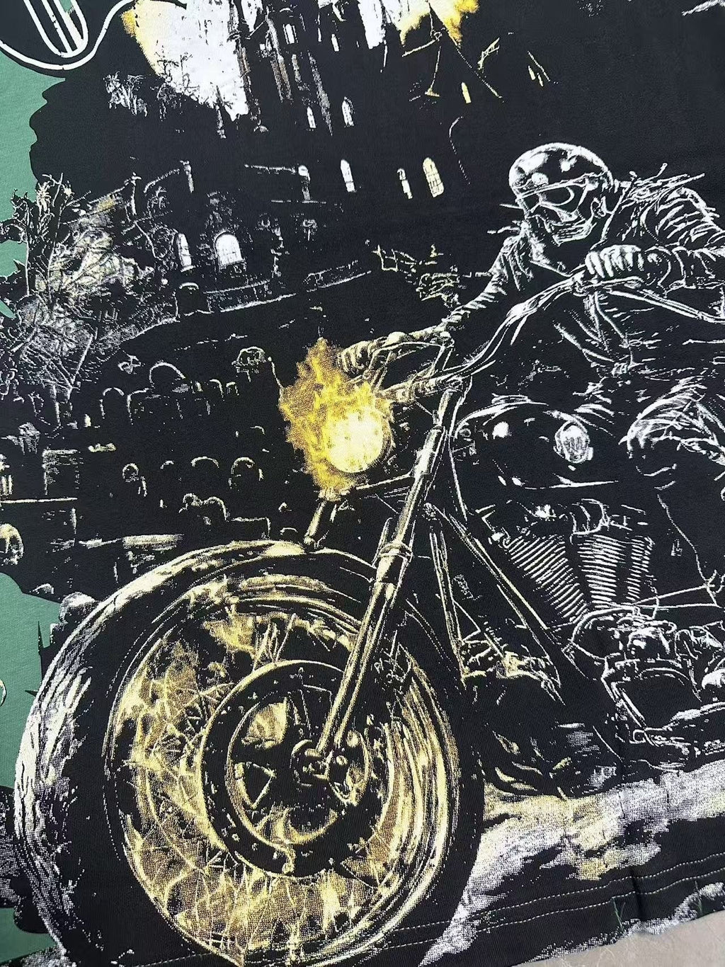 Godspeed Motorcycle Graphic T-Shirt ¡ª detail