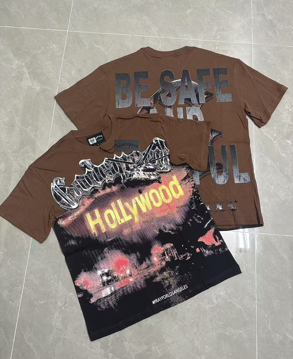Godspeed Pray for Los Angeles Graphic T-Shirt ¡ª context