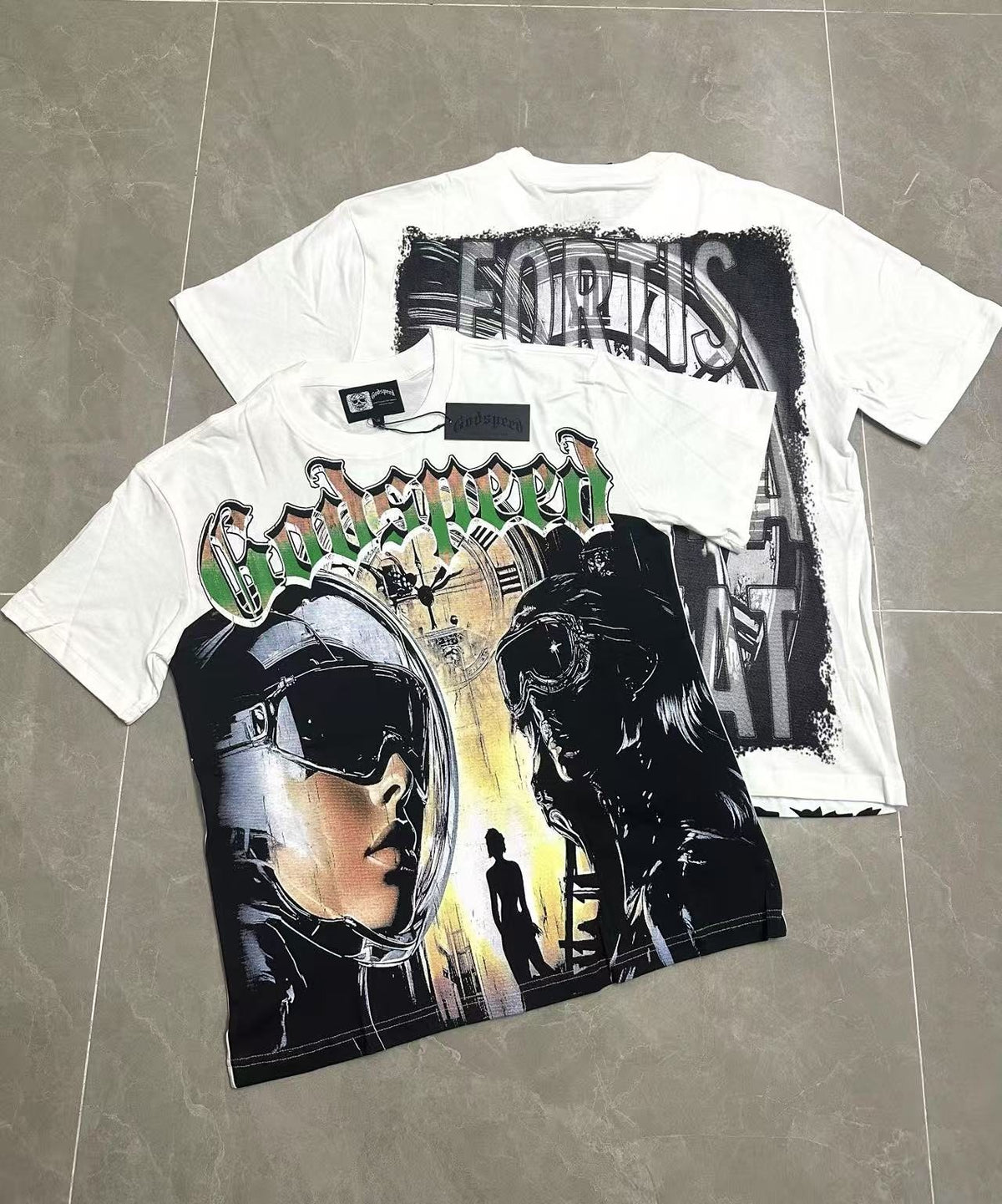 Godspeed Fortis Fortuna Graphic T-Shirt ¡ª context