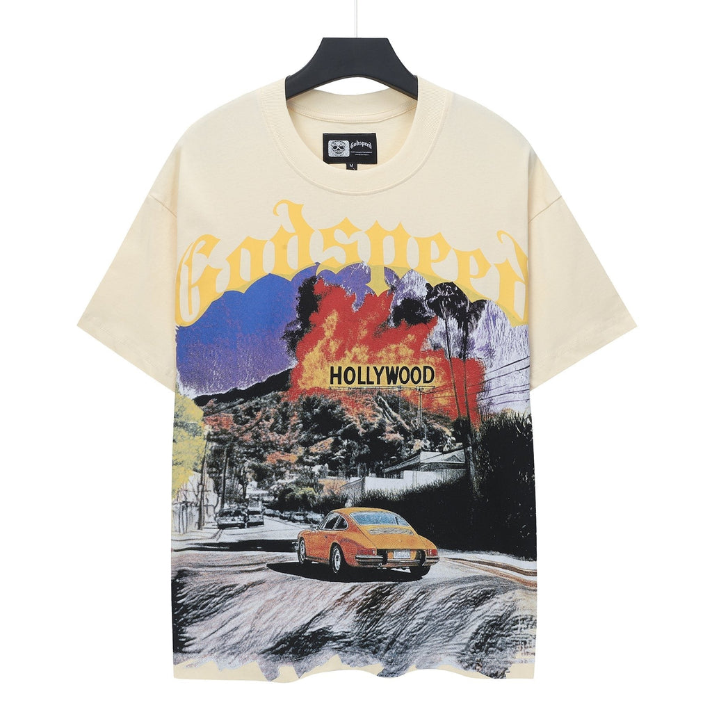 Godspeed Hollywood Car Graphic T-Shirt ¡ª hero