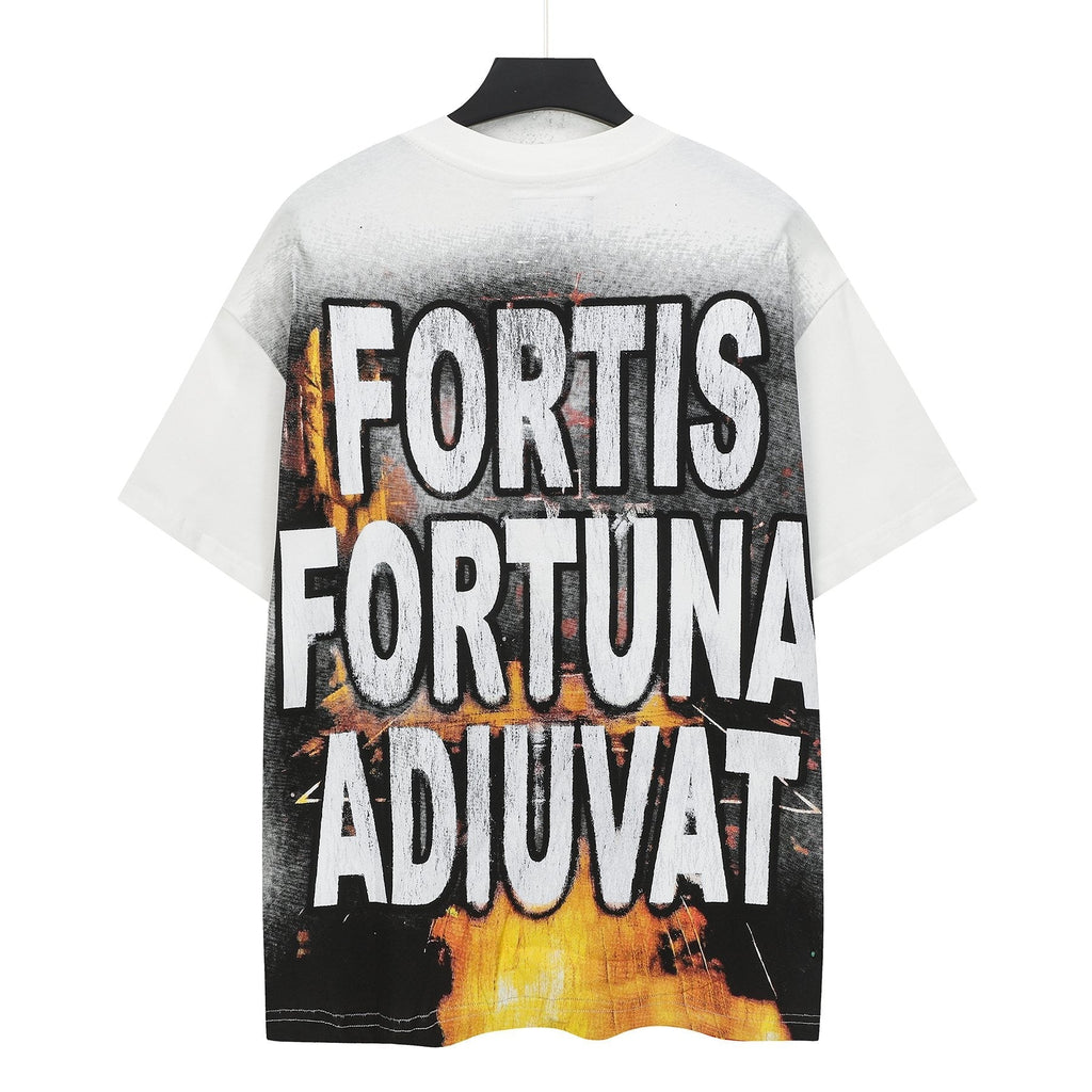 Godspeed Fortis Fortuna Adiuvat Graphic T-Shirt ¡ª back