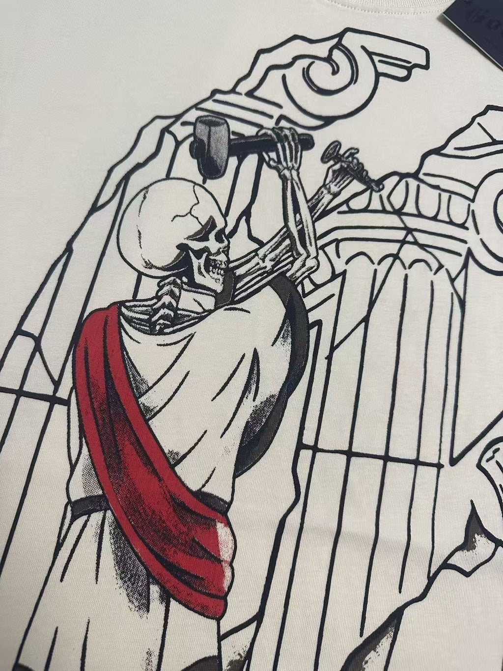Godspeed Line-Art Graphic T-Shirt ¡ª detail