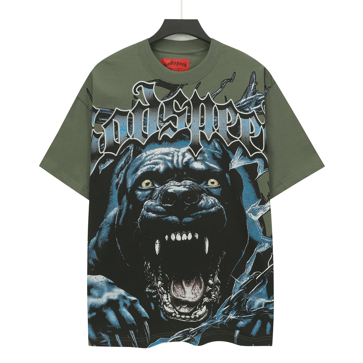 Godspeed Panther & Puck Your Society Graphic T-Shirt ¡ª front
