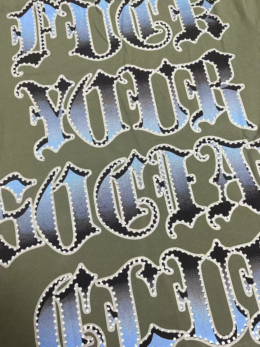 Godspeed Panther & Puck Your Society Graphic T-Shirt ¡ª detail