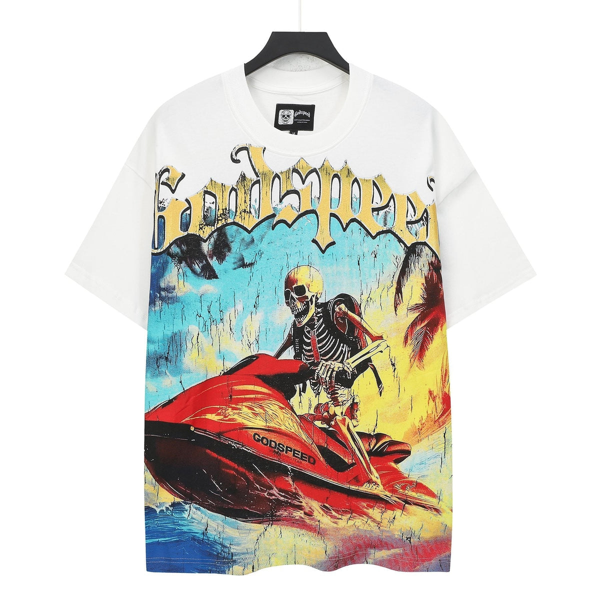 Godspeed Skeleton Jet-Ski Graphic T-Shirt ¡ª hero