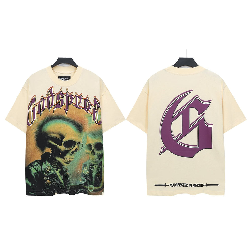 Godspeed Skull & Purple G Graphic T-Shirt ¡ª hero