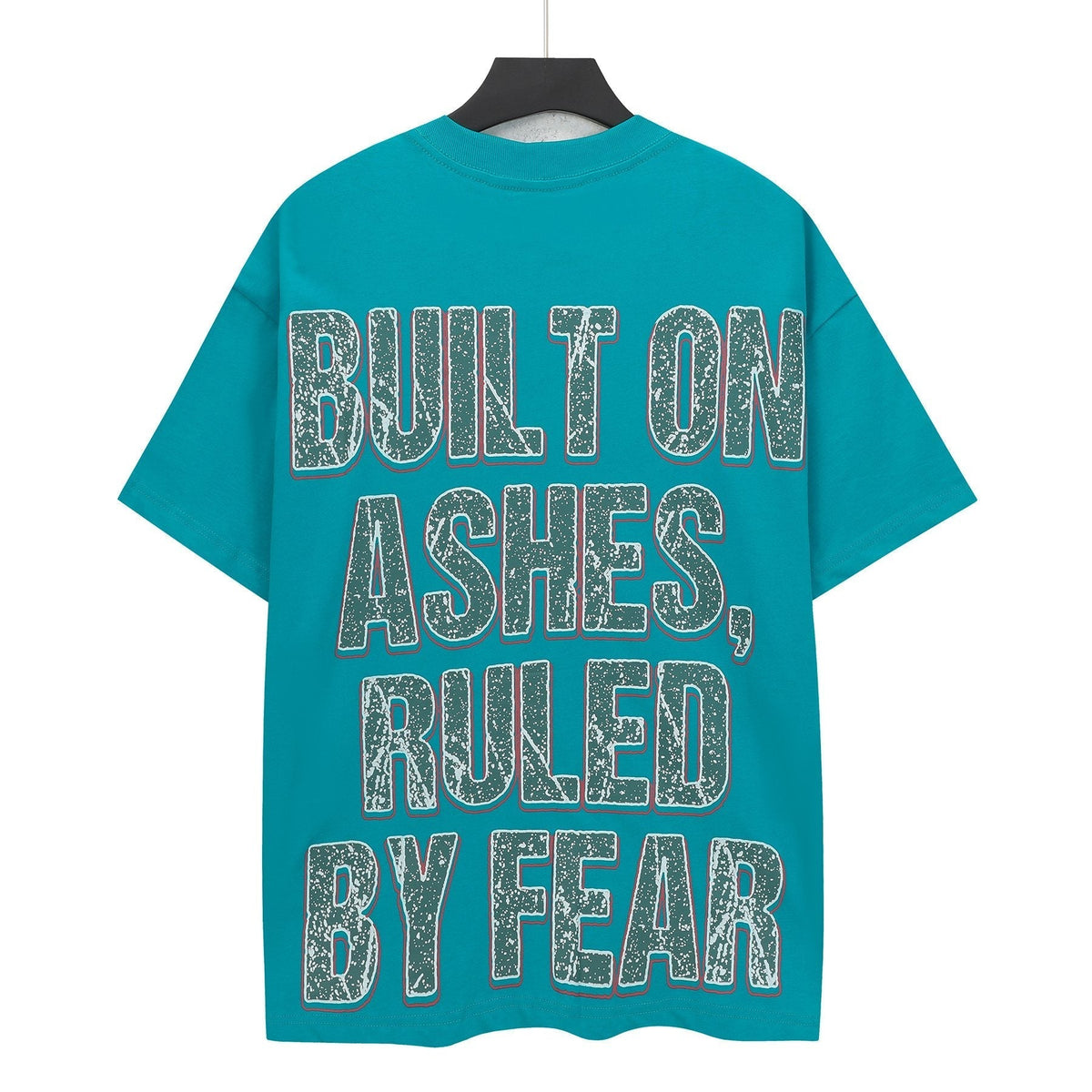 Godspeed Teal Skull Graphic Short-Sleeve T-Shirt ¡ª back