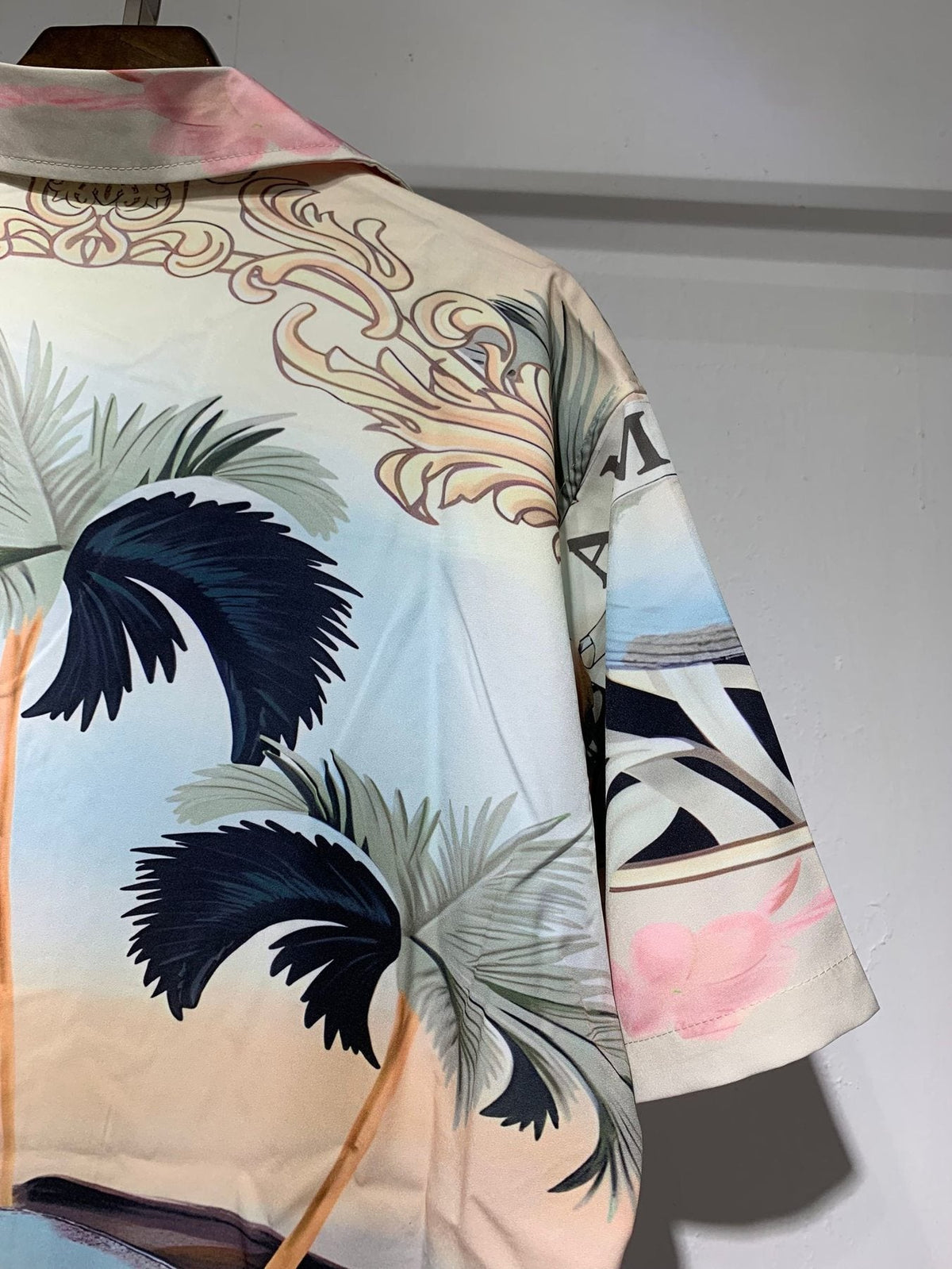 AMIRI Tropical Cherub Graphic Short-Sleeve Set ¡ª detail