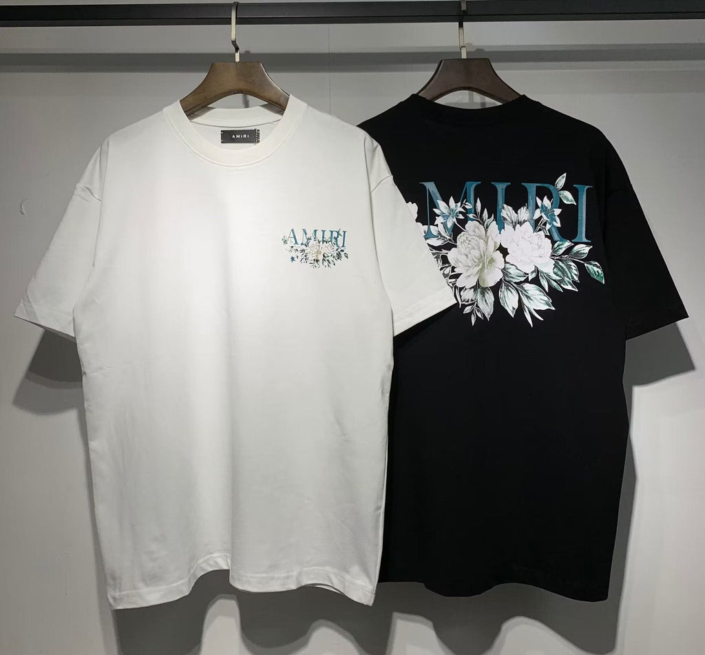 AMIRI Floral Graphic Short-Sleeve T-Shirt ¡ª context