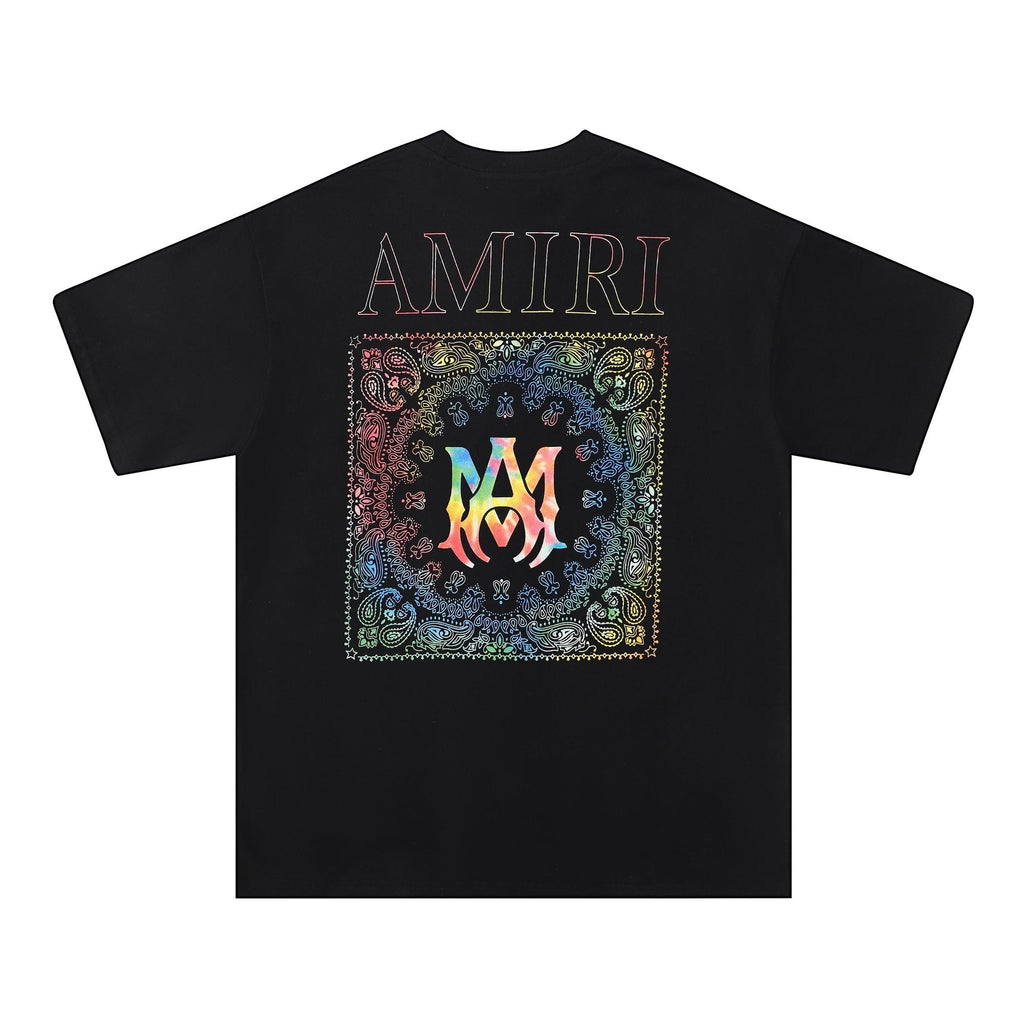 AMIRI Rainbow Bandana Back Graphic T-Shirt ¡ª hero