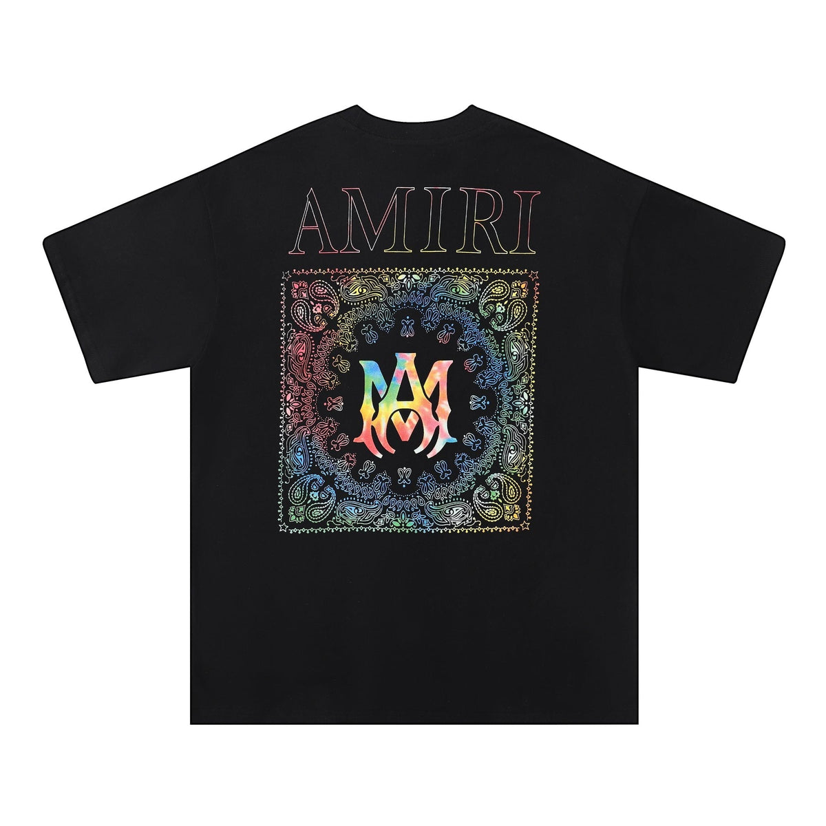 AMIRI Rainbow Bandana Back Graphic T-Shirt ¡ª hero