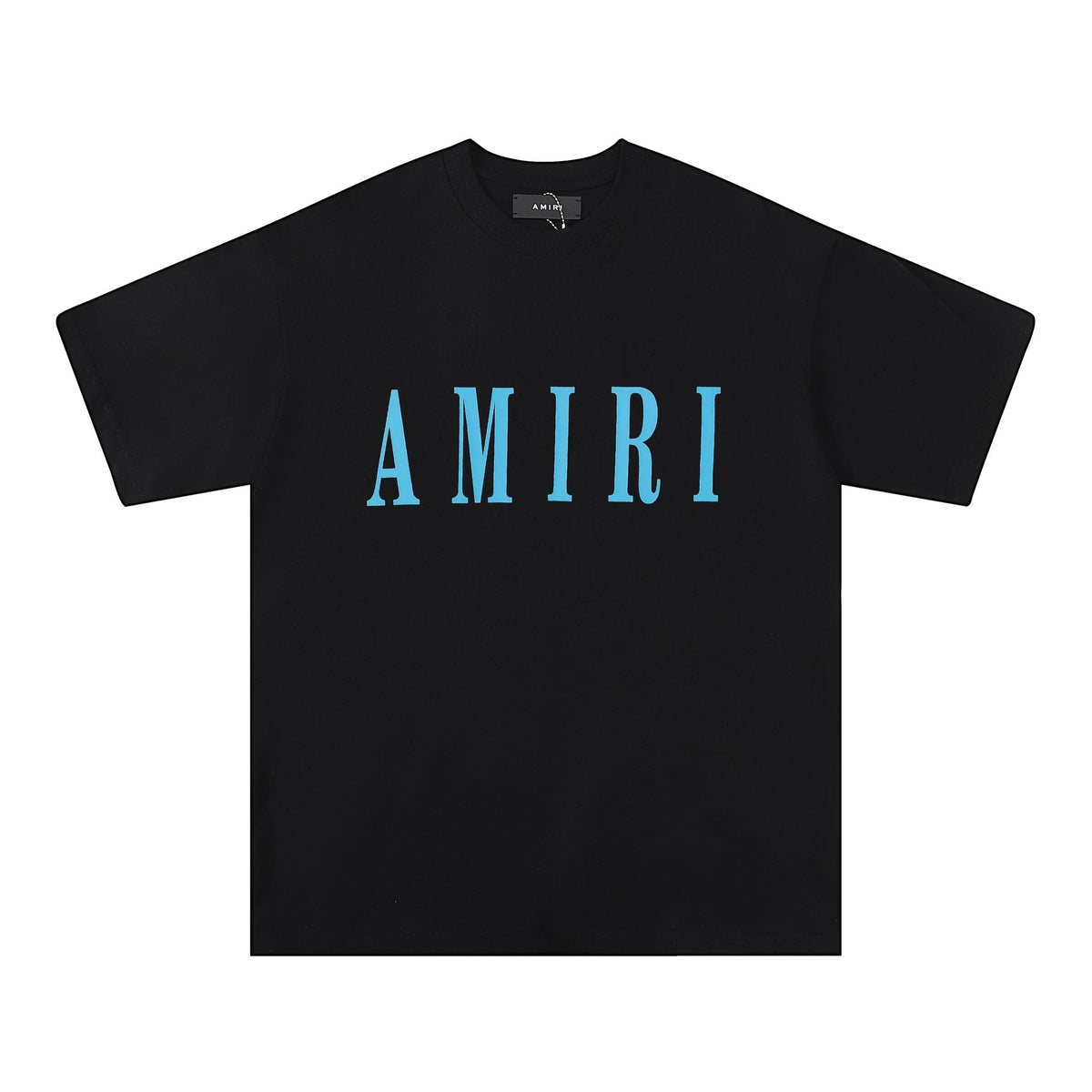 AMIRI Blue Wordmark Short-Sleeve T-Shirt ¡ª front