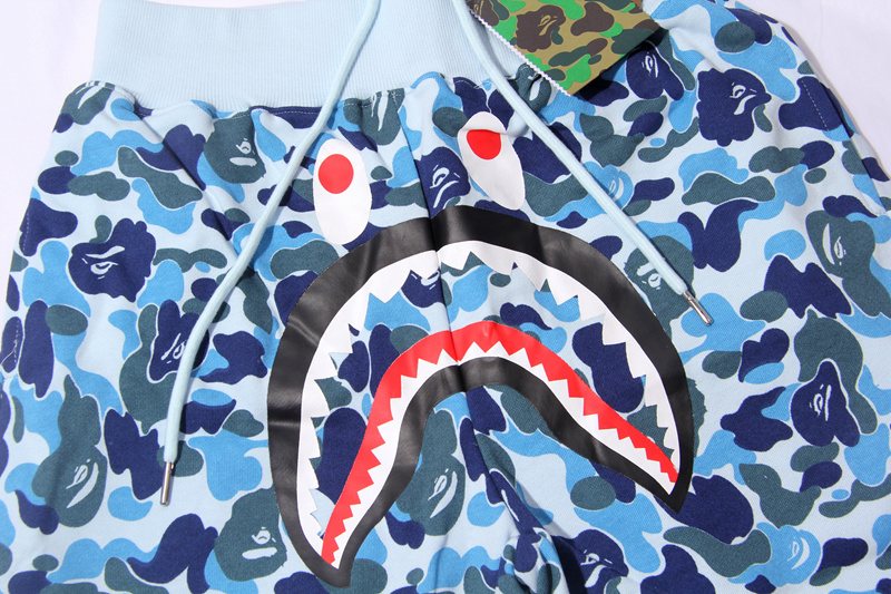 BAPE WGM Camouflage Graphic Shorts ¡ª detail