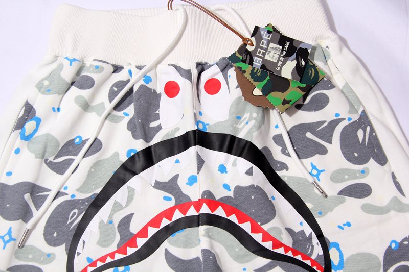 BAPE Shark Camo Graphic Shorts ¡ª detail