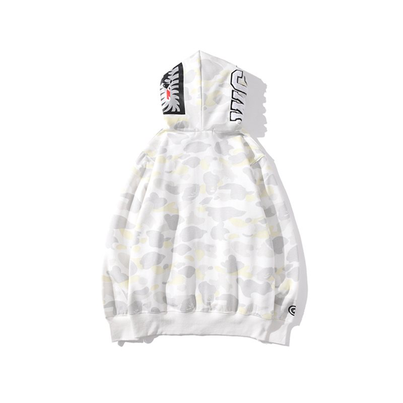 BAPE WGM Shark Camo Full-Zip Hoodie ¡ª back