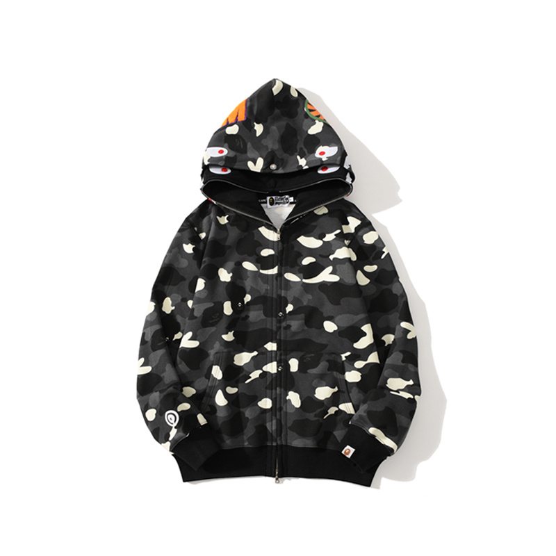 BAPE Shark WGM Camouflage Zip Hoodie ¡ª hero