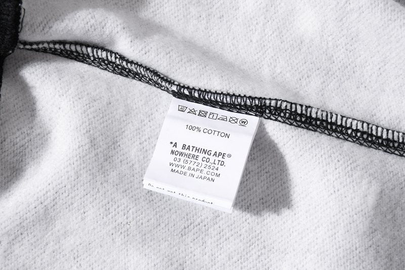 BAPE GM Shark Tiger Camo Zip Hoodie ¡ª neck_label
