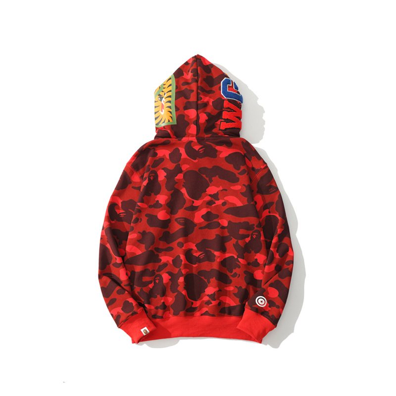 BAPE Shark Camo Full-Zip Hoodie ¡ª back